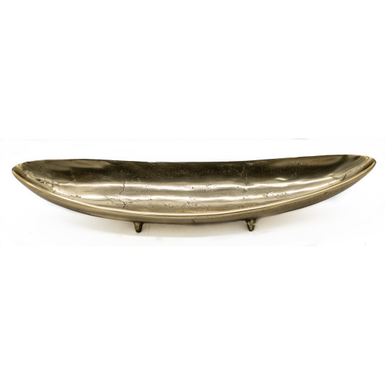 TRAVESSA DE METAL DOURADA C/PÉS