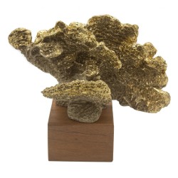 CORAL DE RESINA DOURADO