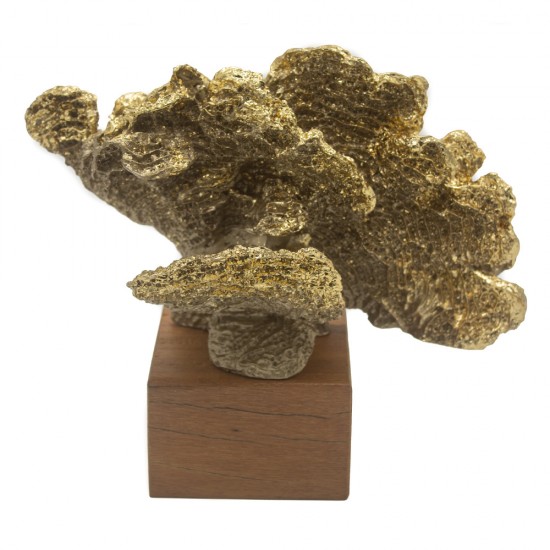 CORAL DE RESINA DOURADO