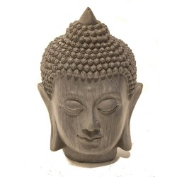 Escultura Cabeca de Buda de Resina