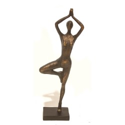 Escultura Yoga de Resina