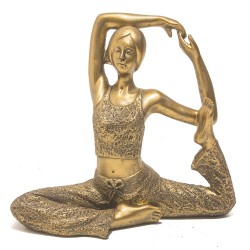 Escultura Yoga de Resina