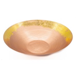 BOWL DE METAL GOLD ROSE E DOURADO