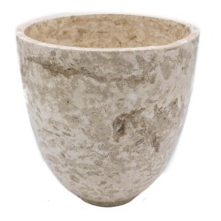 Vaso de Marmore Bege