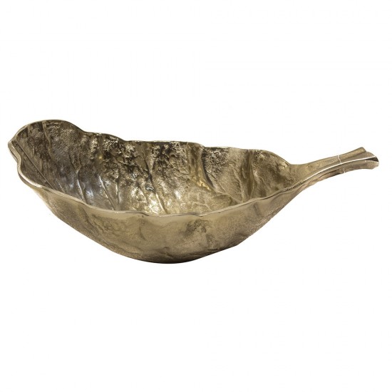 BOWL FOLHA DE METAL DOURADO