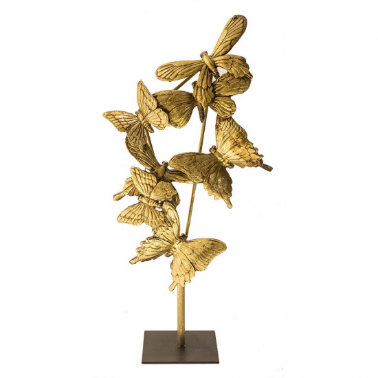 ESCULTURA BORBOLETAS DE RESINA