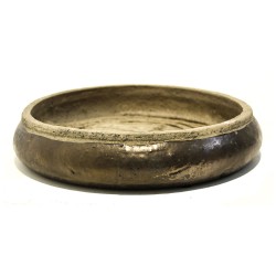 CACHEPOT DE CERAMICA BRONZE