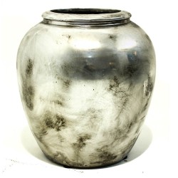 VASO DE CERAMICA PRATA