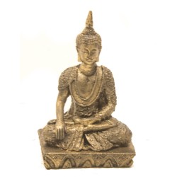 Escultura Buda Hindu com Base