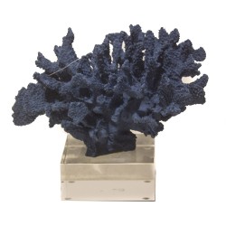 ESCULTURA CORAL DE RESINA C/ BASE