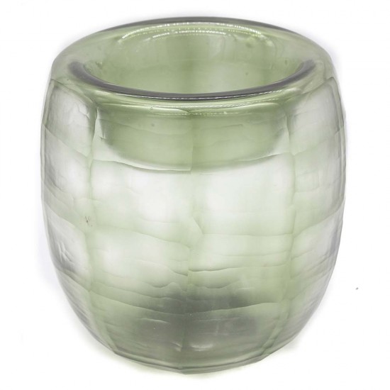 Vaso de Vidro Verde